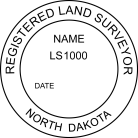 North Dakota Professional Land Surveyor Seal
